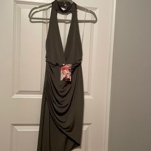 New Naked Wardrobe Olive Dress